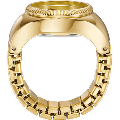 Fossil Ring Gold Dial Unisex 15mm