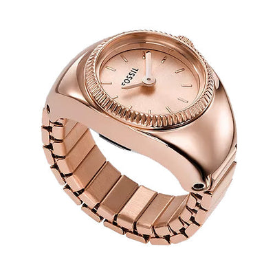 Fossil Ring Rose Dial Unisex 15mm