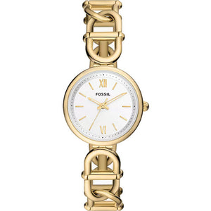 Fossil Carlie Silver Dial Women 30mm