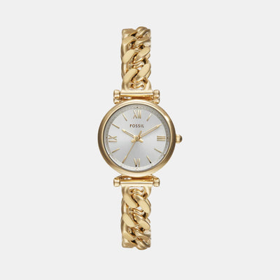Carlie Women Quartz Silver Dial Analog Stainless Steel Watch ES5329
