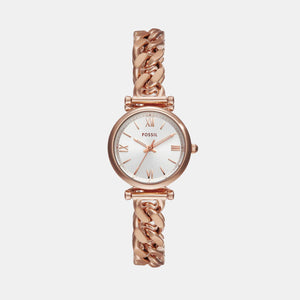 Carlie Women Quartz Silver Dial Analog Stainless Steel Watch ES5330