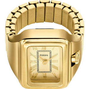 Fossil Raquel Gold Dial Unisex 14mm ES5343