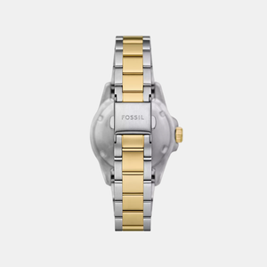 Fossil Blue Dive Women Quartz Black Dial Analog Stainless Steel Watch ES5349