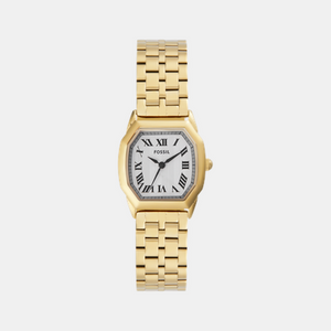 Harlow Women Quartz Cream Dial Analog Stainless Steel Watch ES5361