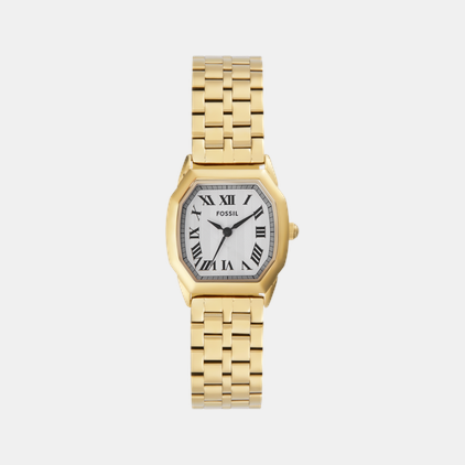 Harlow Women Quartz Cream Dial Analog Stainless Steel Watch ES5361