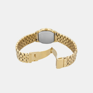 Harlow Women Quartz Cream Dial Analog Stainless Steel Watch ES5361