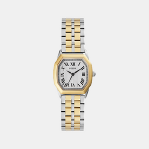 Harlow Women Quartz Cream Dial Analog Stainless Steel Watch ES5362