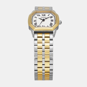 Harlow Women Quartz Cream Dial Analog Stainless Steel Watch ES5362