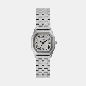 Harlow Women Quartz Cream Dial Analog Stainless Steel Watch ES5363