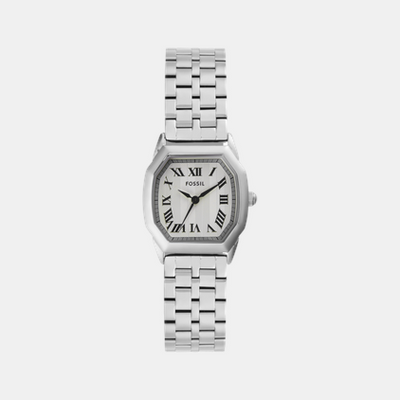 Harlow Women Quartz Cream Dial Analog Stainless Steel Watch ES5363