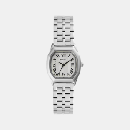 Harlow Women Quartz Cream Dial Analog Stainless Steel Watch ES5363