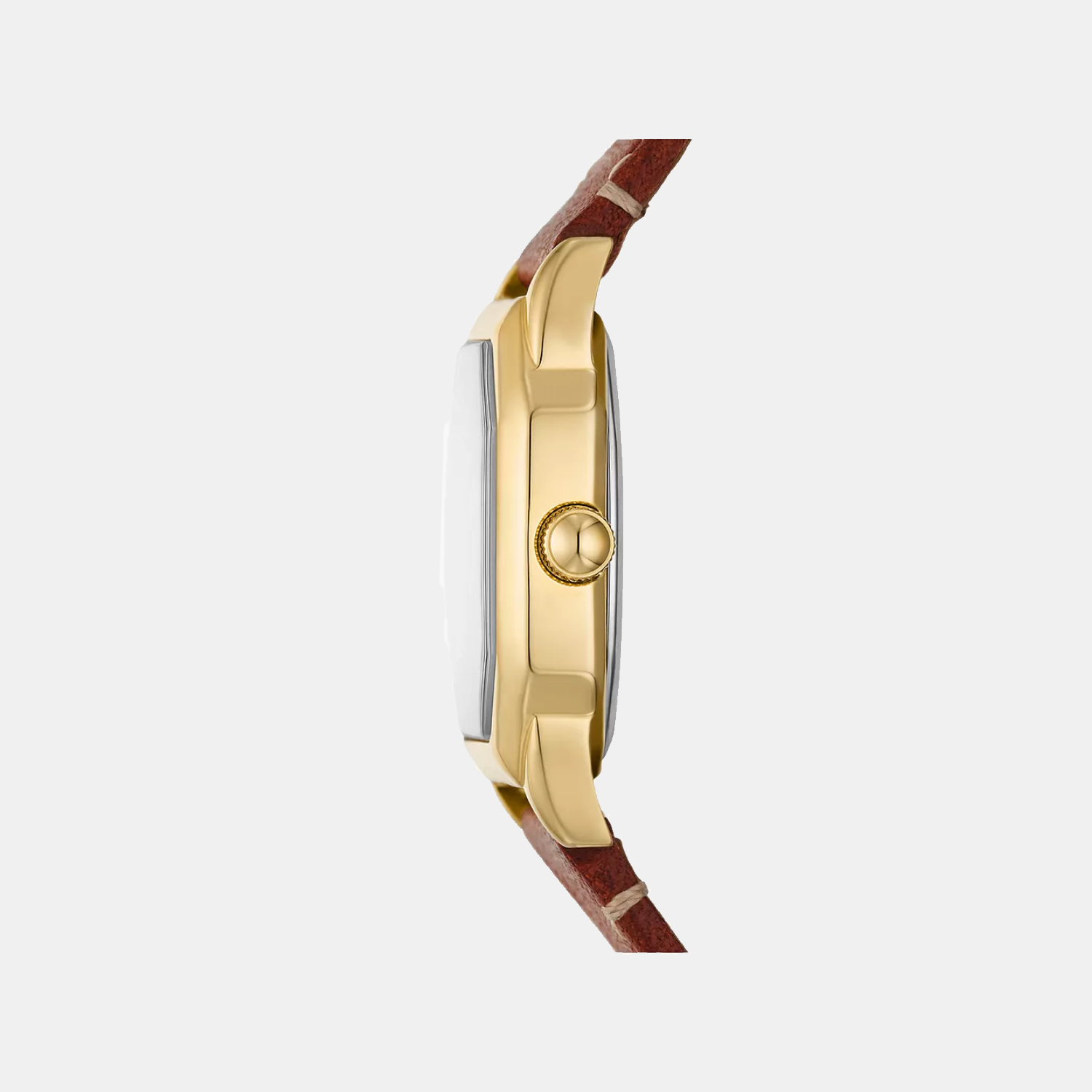 Harlow Women Quartz Cream Dial Analog Leather Watch ES5364
