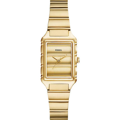 Fossil Raquel Gold Dial Women 23mm ES5389