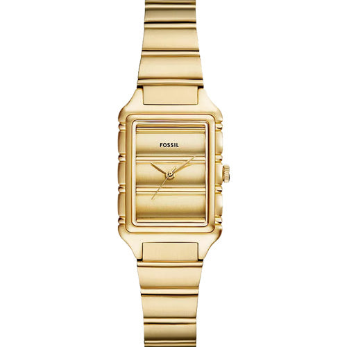 Fossil Raquel Gold Dial Women 23mm ES5389