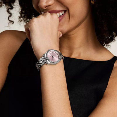 Fossil Scarlette Pink Dial Women 33mm ES5403