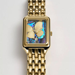Fossil Raquel Black Mother-Of-Pearl Dial Women 26mm ES5409