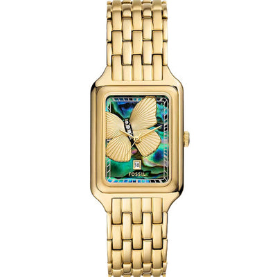 Fossil Raquel Black Mother-Of-Pearl Dial Women 26mm ES5409