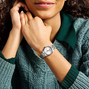 Fossil Gilmore Silver Dial Women 28mm ES5419