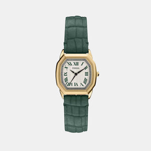 Harlow Women Quartz Cream Dial Analog Leather Watch ES5427