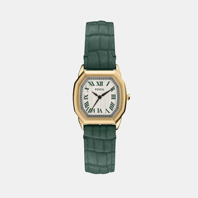 Harlow Women Quartz Cream Dial Analog Leather Watch ES5427