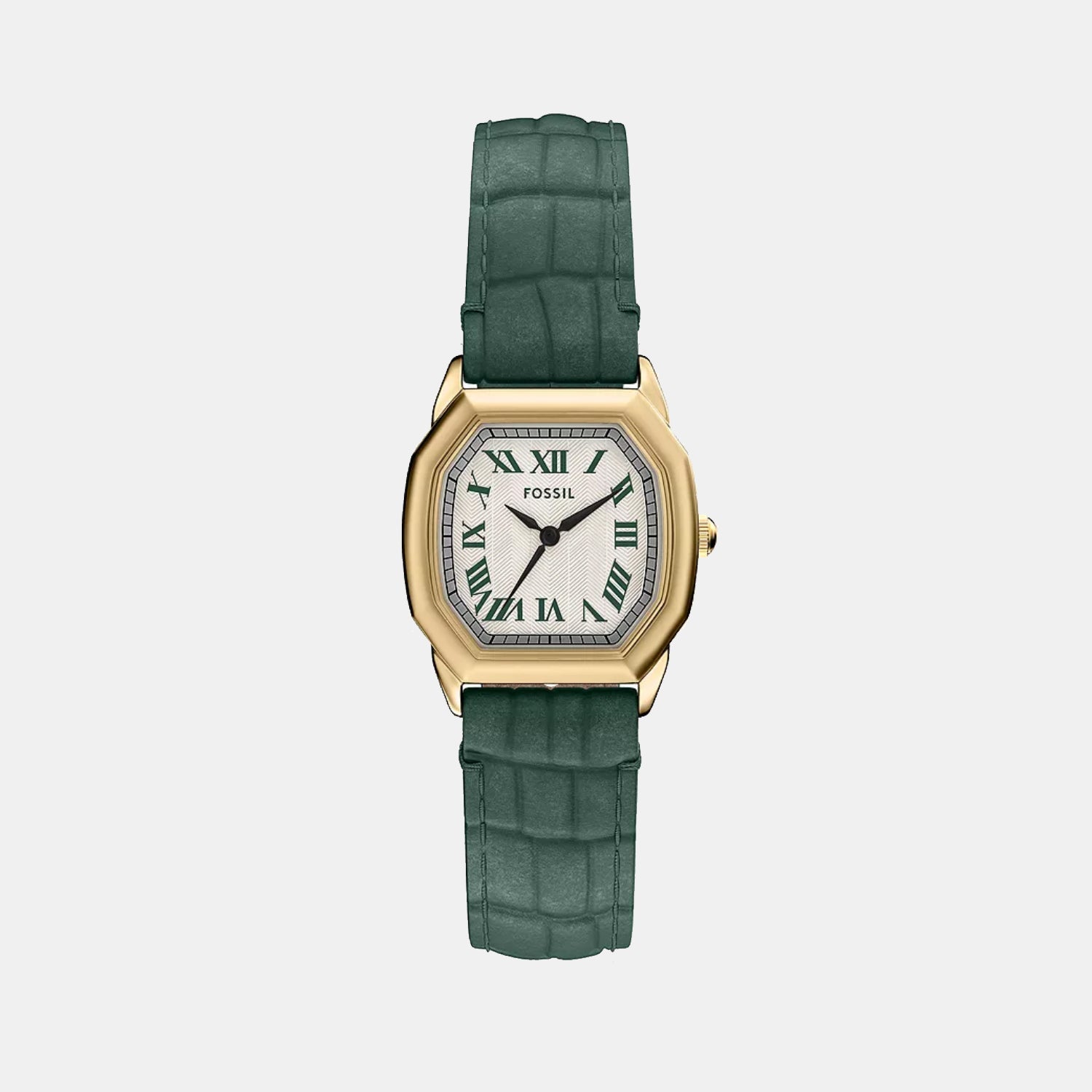 Harlow Women Quartz Cream Dial Analog Leather Watch ES5427