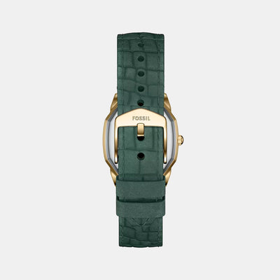 Harlow Women Quartz Cream Dial Analog Leather Watch ES5427
