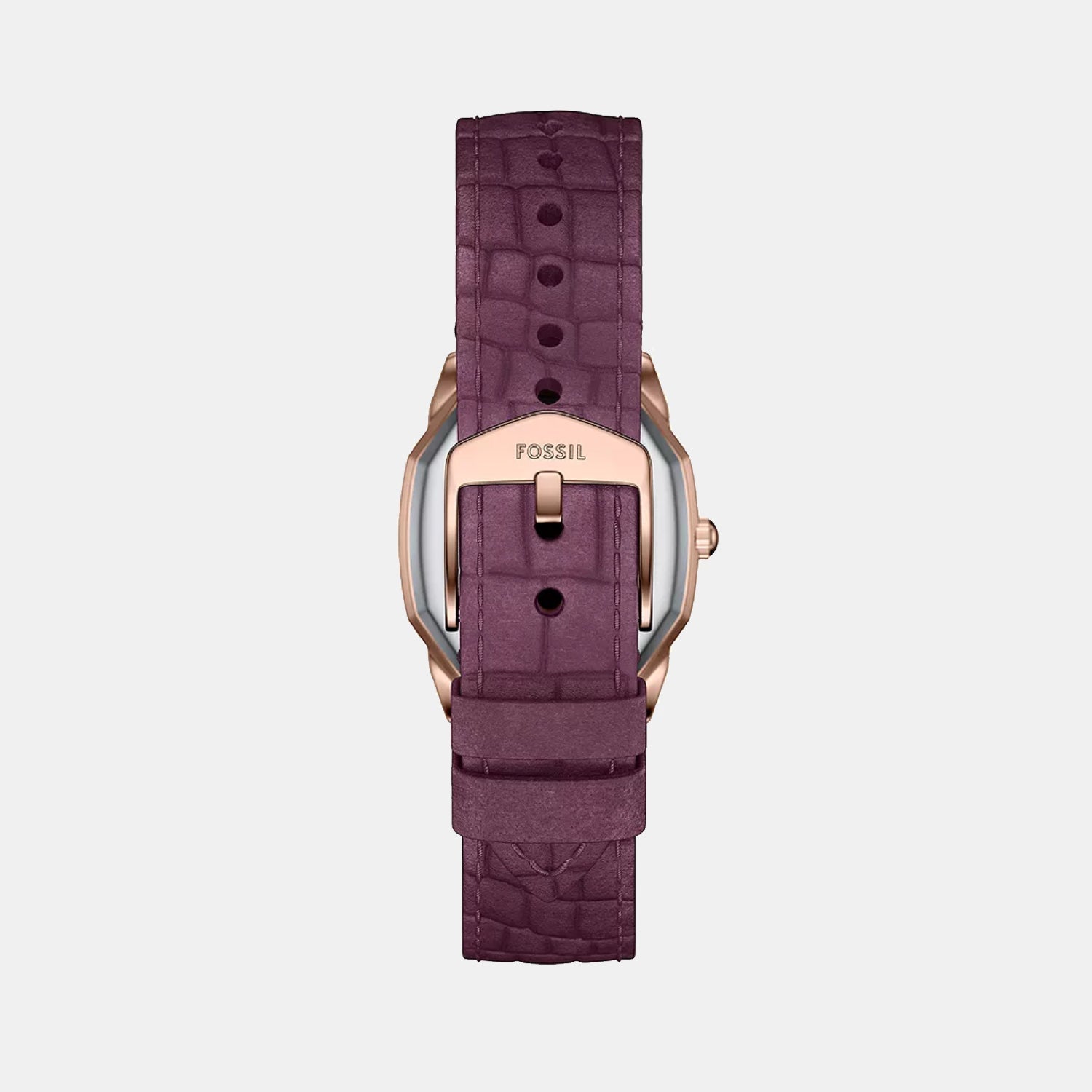 Harlow Women Quartz Cream Dial Analog Leather Watch ES5428