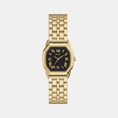 Harlow Women Quartz Black Dial Analog Stainless Steel Watch ES5433