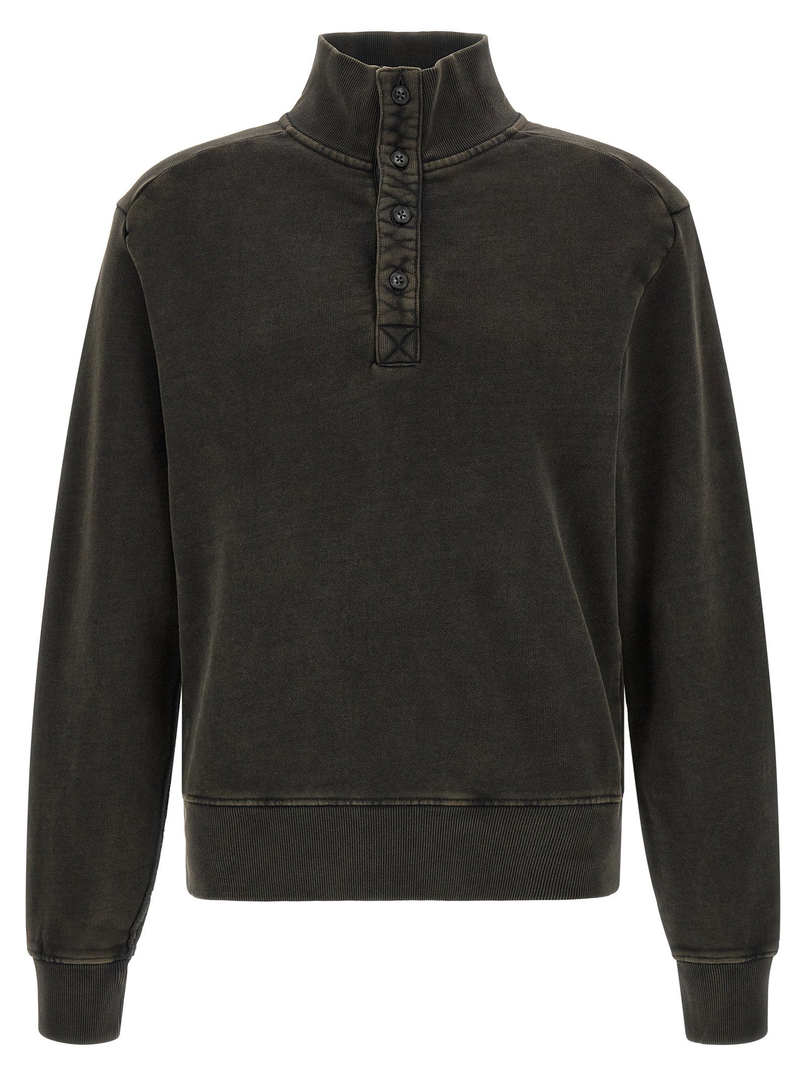 Entire Studios Buttoned Turtleneck Sweatshirt