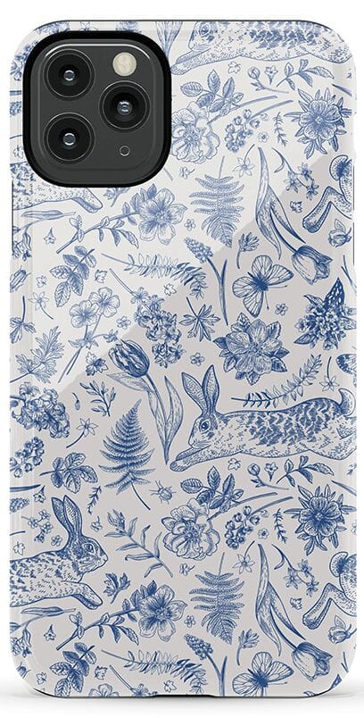 Hop & Bloom | Bunny Toile Case