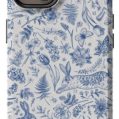 Hop & Bloom | Bunny Toile Case