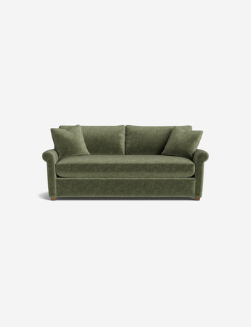 Moss Performance Striated Velvet