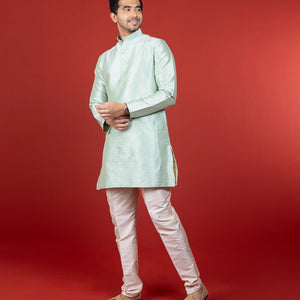 Pastel Green Short Kurta -Green