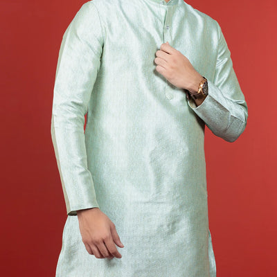 Pastel Green Short Kurta -Green