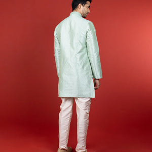 Pastel Green Short Kurta -Green