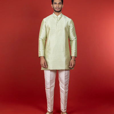 Pastel Green Short Kurta -Light Green