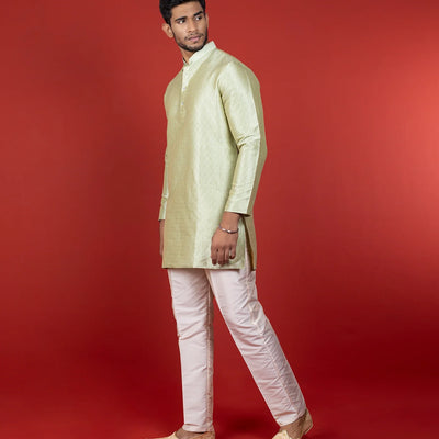 Pastel Green Short Kurta -Light Green