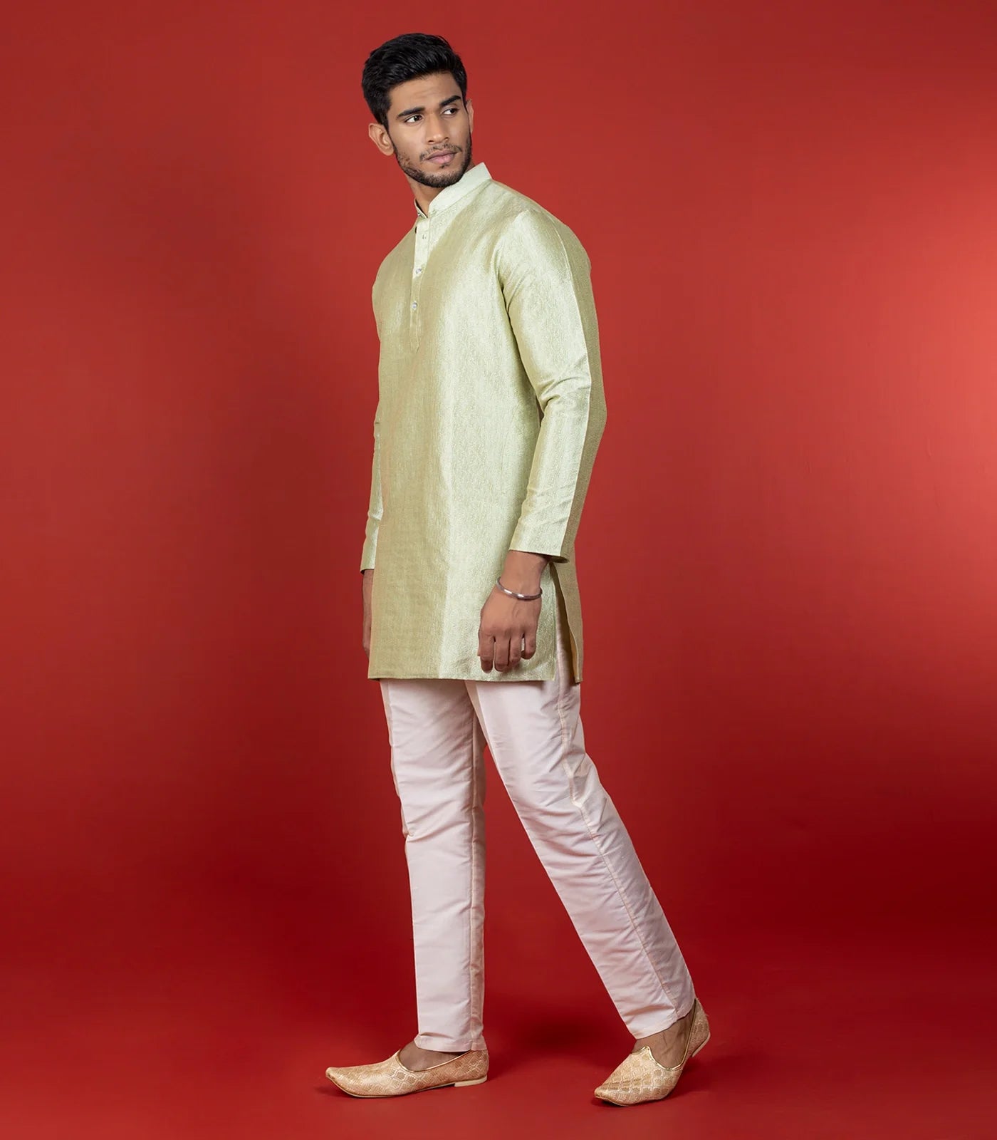 Pastel Green Short Kurta -Light Green