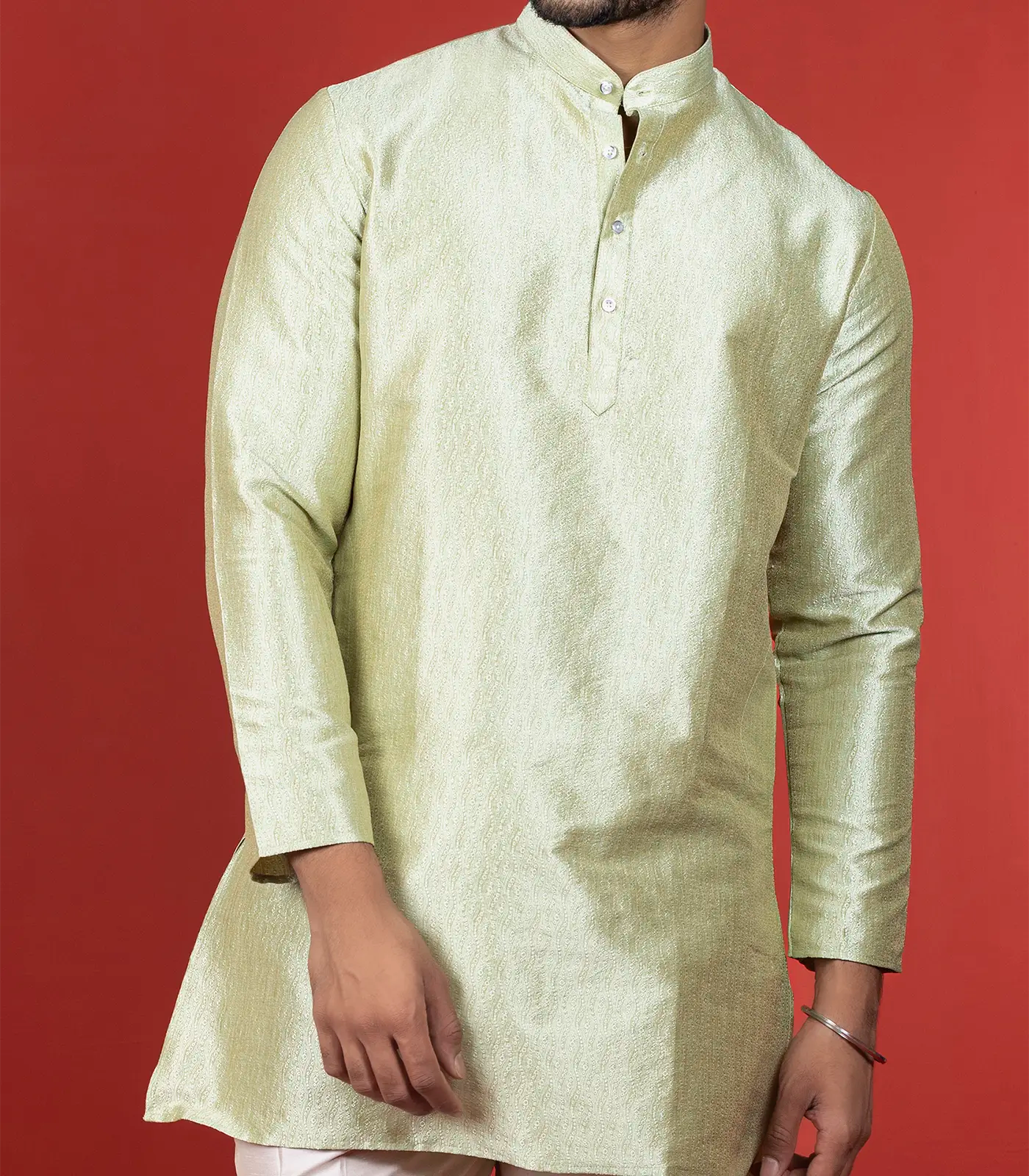 Pastel Green Short Kurta -Light Green