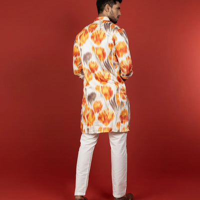 Multicolor Printed Kurta-Multi colour