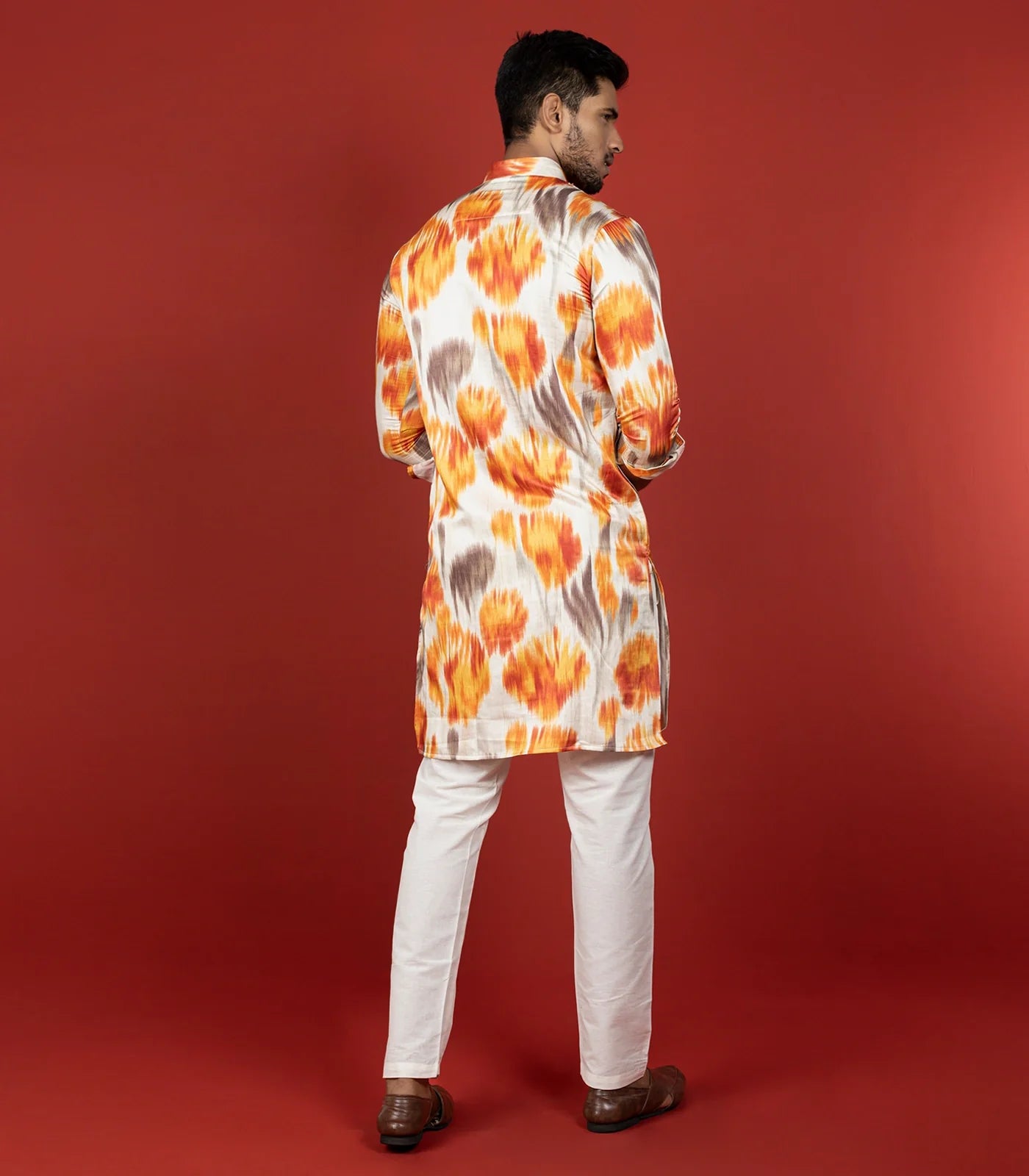 Multicolor Printed Kurta-Multi colour