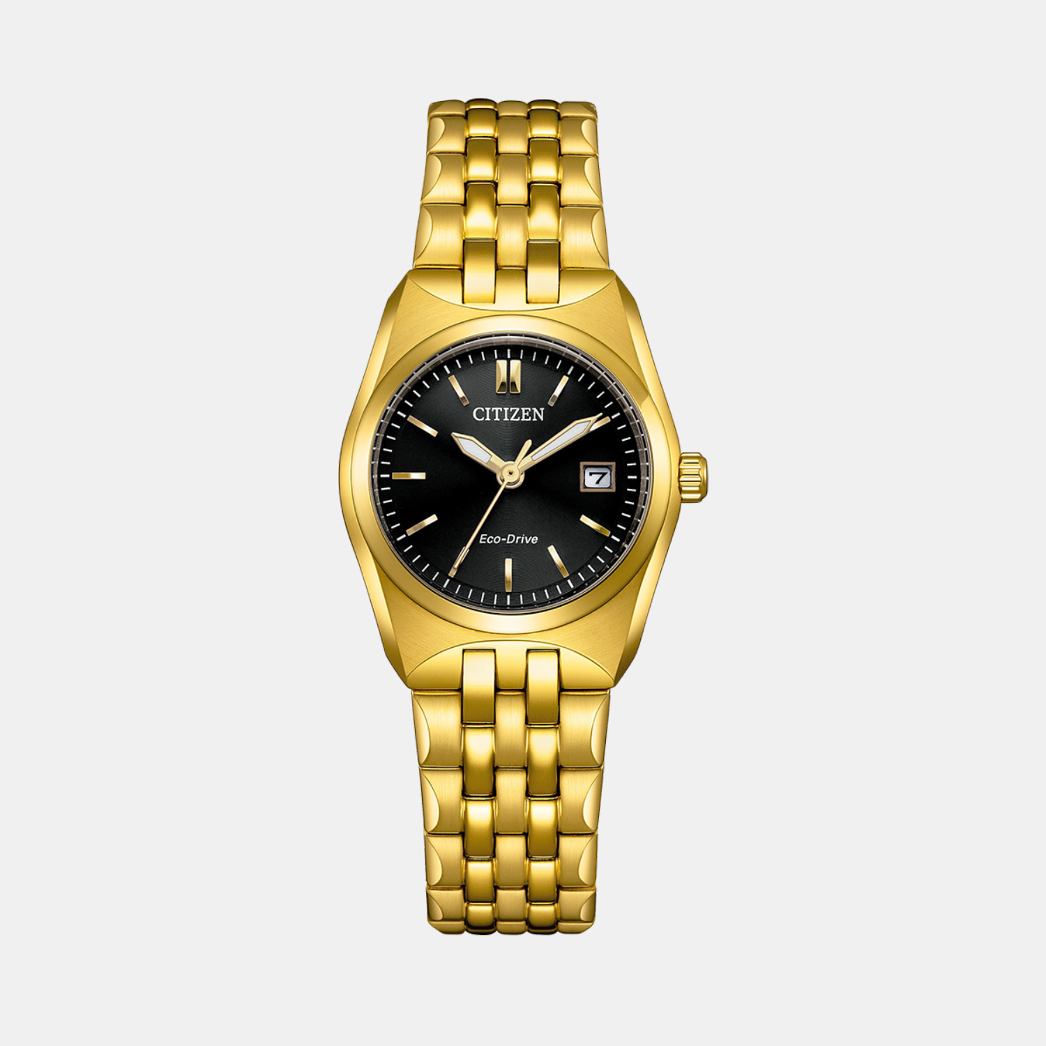 Corso Women Eco-Drive Black Dial Analog Stainless Steel Watch EW2293-56E