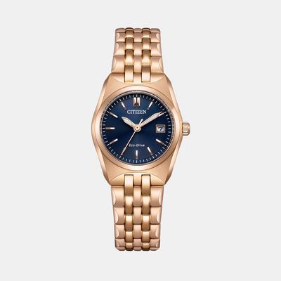Corso Women Eco-Drive Blue Dial Analog Stainless Steel Watch EW2298-52L