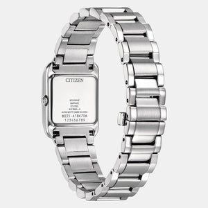 Citizen L Women Eco-Drive Mother Of Pearl Dial Analog Stainless Steel Watch EW5600-87D