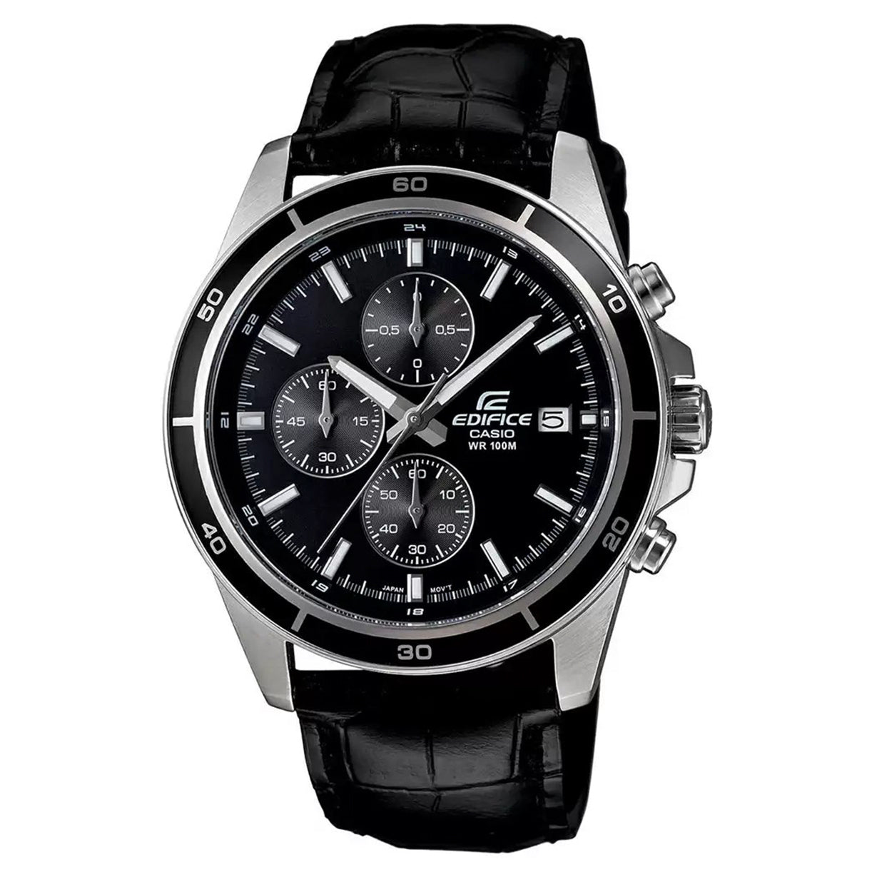 Casio Edifice  Black Dial Men 48.5mm
