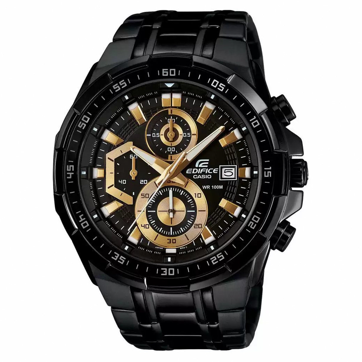 Casio Edifice  Black Dial Men 49.5mm