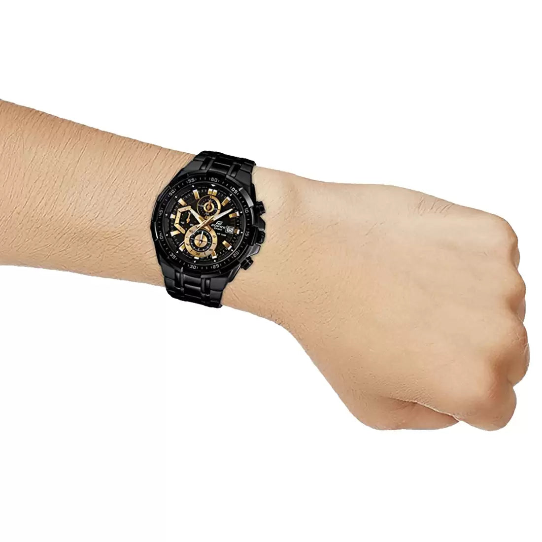 Casio Edifice  Black Dial Men 49.5mm