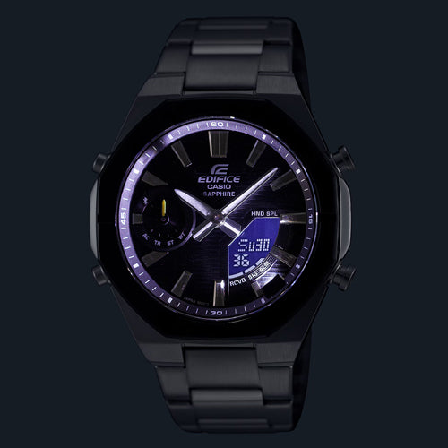 Casio Edifice Analog-Digital Black Dial Men 46.7mm EX265 ERA200DB-1AV