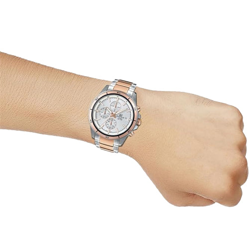 Casio Edifice Standard Chronograph Silver Dial Men 43.8mm EX272 EFR-526SG-7A5V
