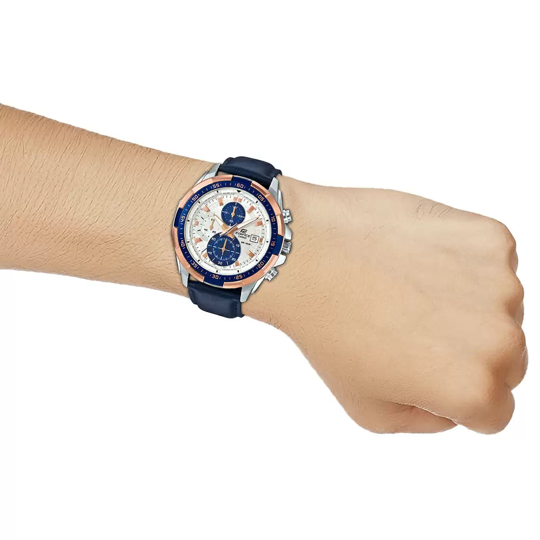 Casio Edifice Off White Dial Men's watch 49.5mm
